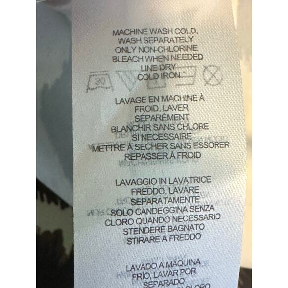 LYSSE animal print Connie slim button down long sleeves shirt size Small - Picture 5 of 16